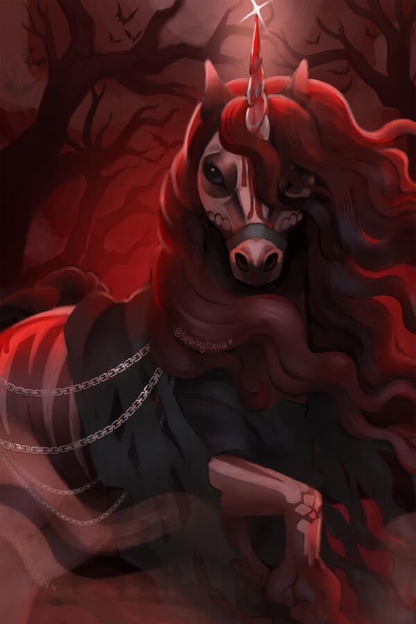 Visions of a Nightmare Commissioned artwork for a D&D campaign.